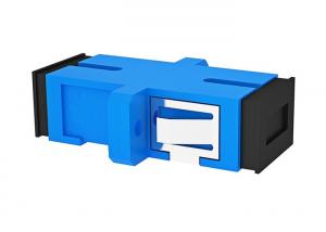 China ISO9001 Certification Simplex Duplex PVC LC FC ST Fiber Optic Adapter on sale