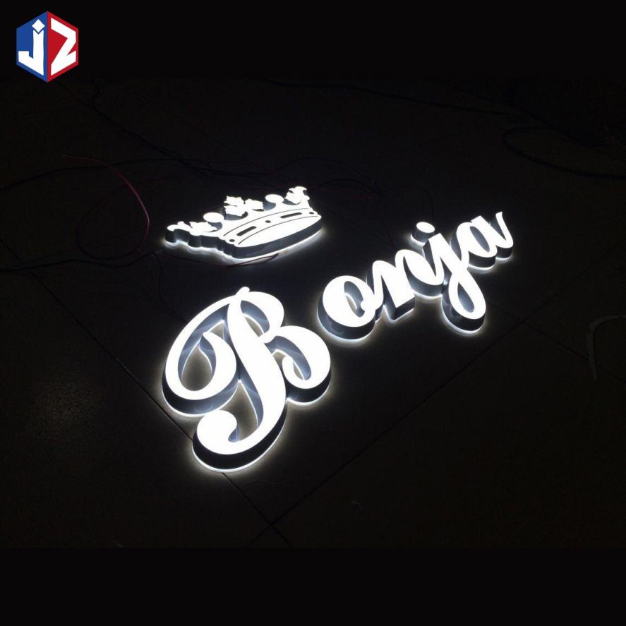 220V LED Acrylic Signage Storefront Decorative Acrylic Company Sign Board