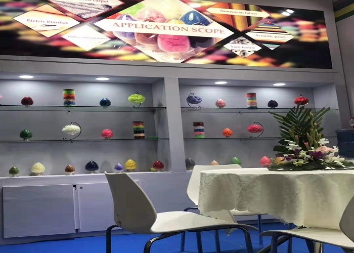 Felt Fabric Raw Materials Regenerated Polyester Fiber , Polyester Staple Fibre PSF