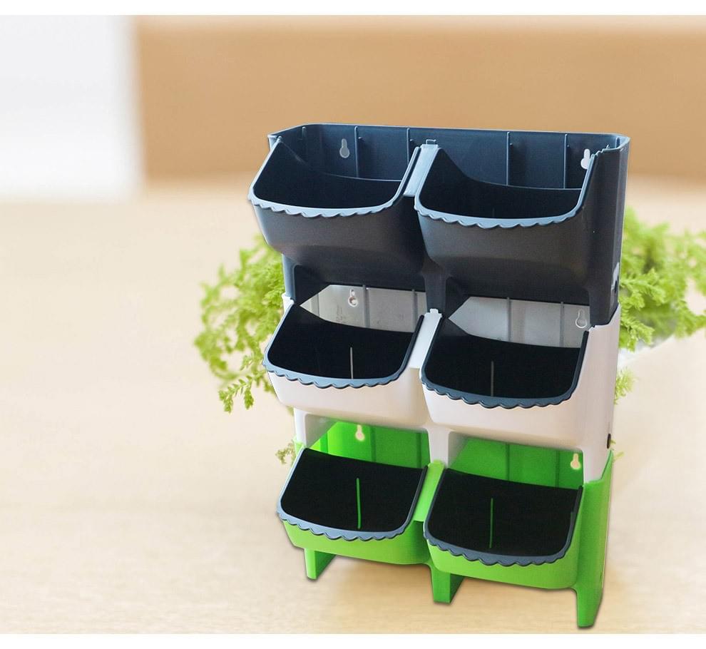 Plastic Hang Up On Wall Can Overlay H15cm Indoor Plants Self Watering Pots