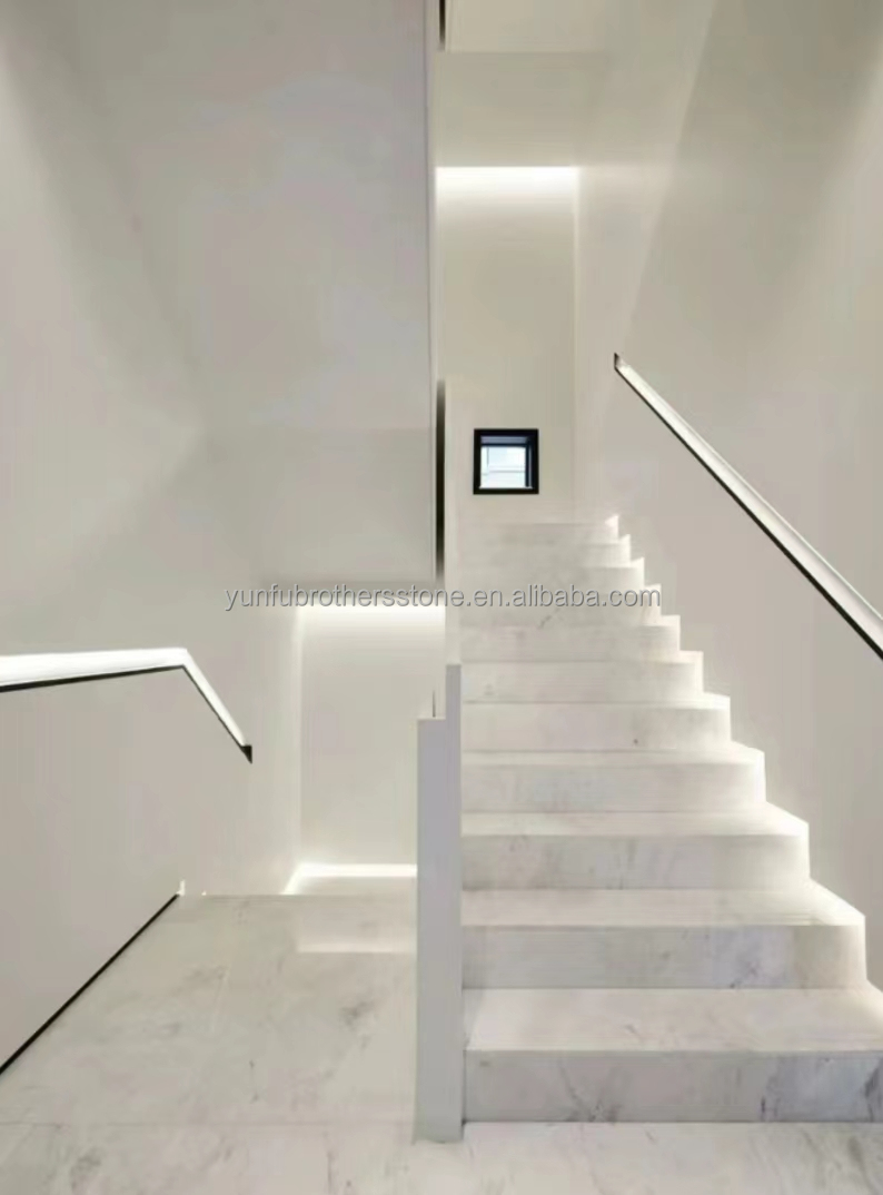 Polished Serbian Grey Marble Wall Panels for High End Interior Decoration