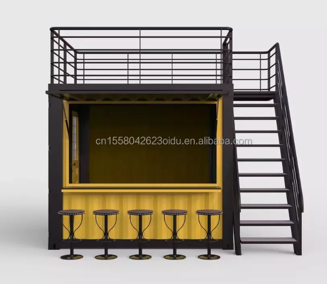 Steel Structure Frame Welded Modern Design Style 20ft Simple and Luxurious Garden House Flat Packaging Assembled Container Mobile House