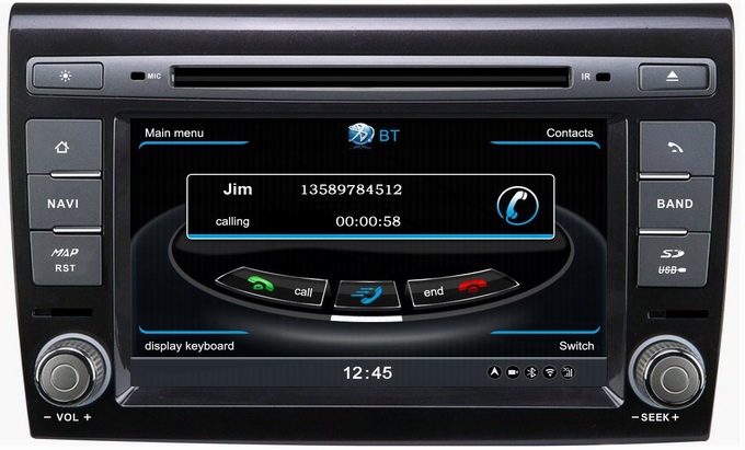 Ouchuangbo S100 Platform Car DVD for Fiat Bravo 2007-2012 GPS Sat Nav DVR 3G Wifi Multimedia Player OCB-250