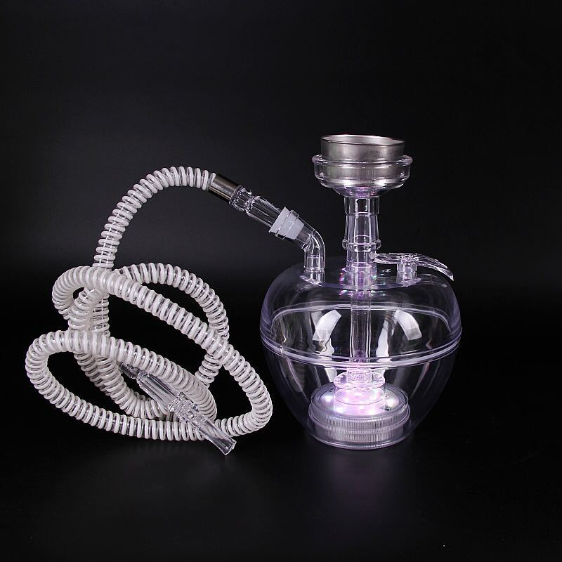 Safety Colorful Acrylic Hookah Wookah Plastic Shisha Set For Advantageous Prices