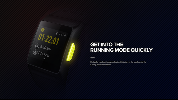 Multiple Sports Modes HRV Analysis ECG Sensor Smartwatch