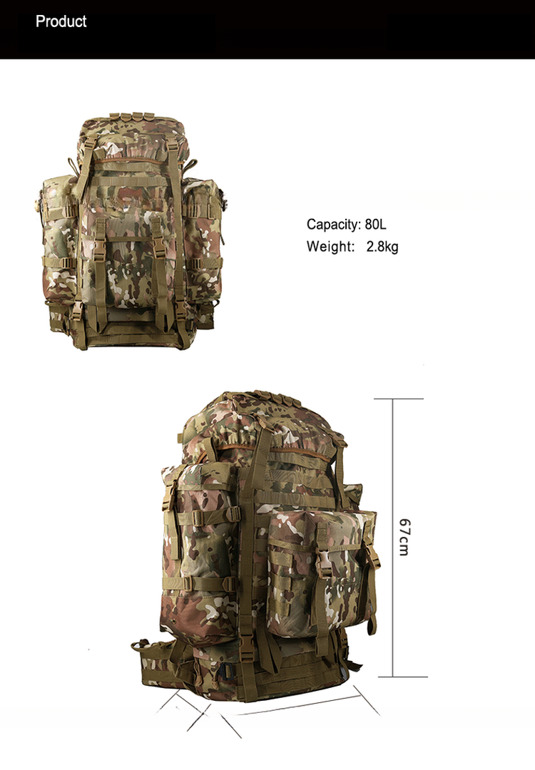 Outdoor Travel Backpack with Large Capacity Zipper Closure and Contemporary Style