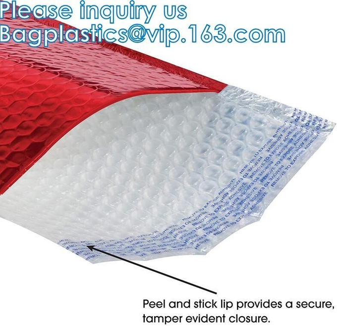 Mailer Slider Air Zip lockk Ploy Bubble Mailing Packaging Bag, Beauty Padded Pouch, Shipping Bags, Envelopes