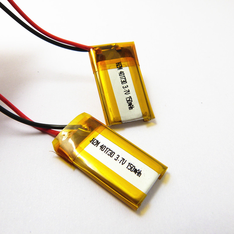 Rechargeable 401730 3.7 V 150mah Lipo Battery , Bluetooth Headset Battery Replacement