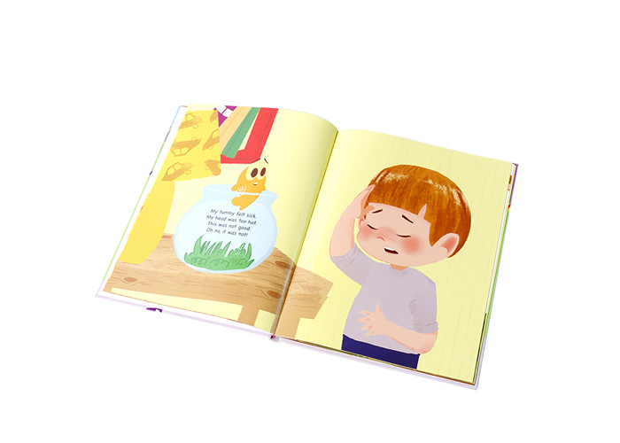 Kraft Paper Print Childrens Book Lamination Case Binding With Custom Logo