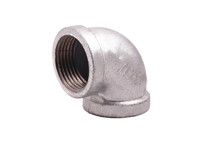 1.6Mpa Working Pressure Galvanised Iron Pipe Fittings 1/2 Inch Npt 90 Degree Elbow