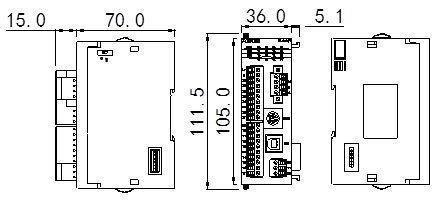 XL5 Programmable Logic Controller DC 500V 2MΩ Plc Programming Device