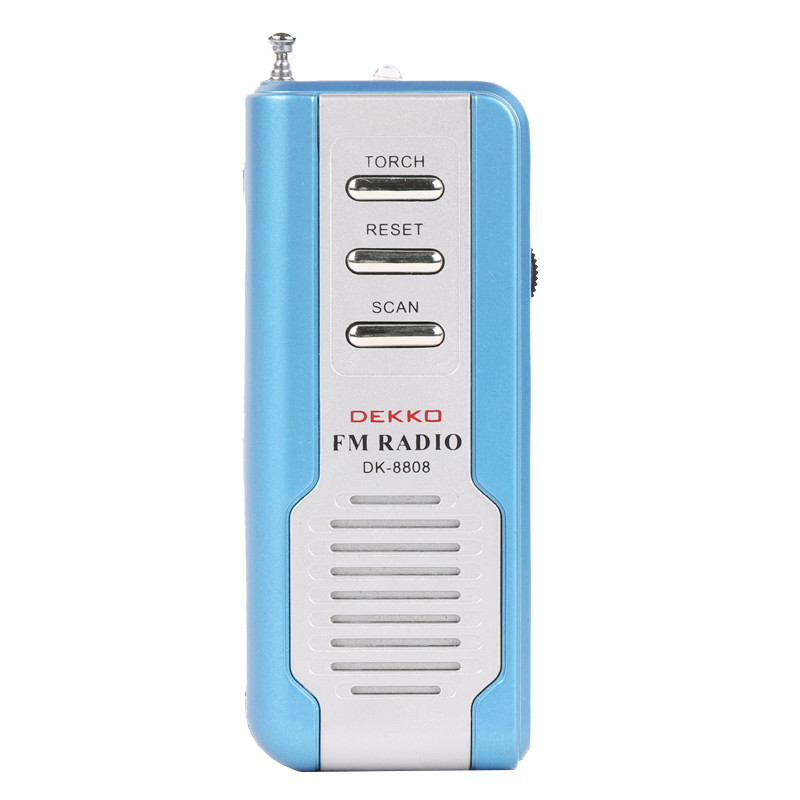 Auto FM Speaker Radio Player DSP Chip 43mm Mini Pocket Wireless Personal
