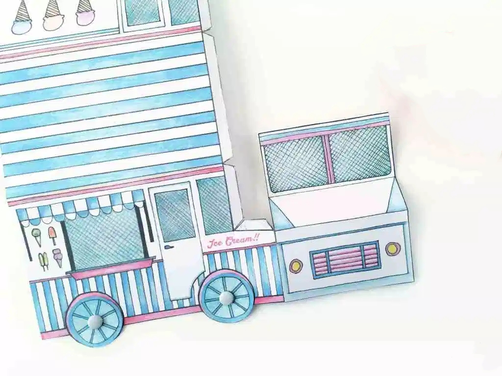 House Shape Paper Sweet Box Cookie Packing With Customized Printing