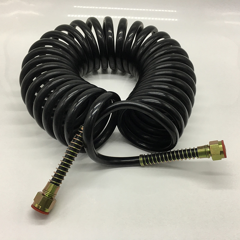 12mm Screw ID Pneumatic Spiral Hose for Air Brake -40F--200F in Truck/Trailer Parts
