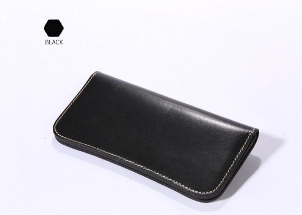 Quality Vegetable Tanned Leather Wallet Mens Long Wallet Womens Leather Wallets for sale