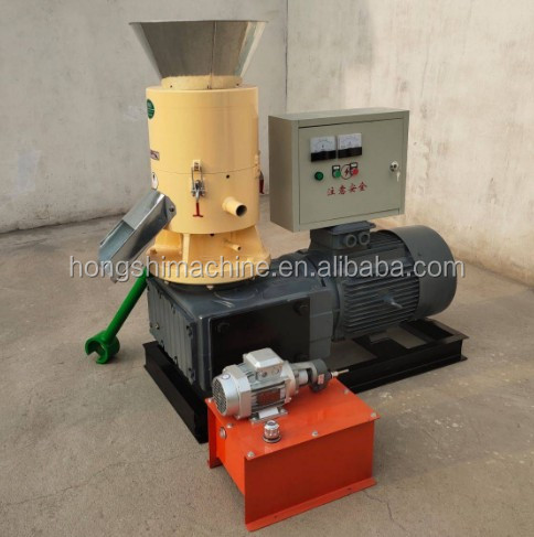 High Quality Straw Pellet Machine / Wood Pellet Mill Rice Husk Wood Sawdust Manufacturing Plant / Biomass Pelletizing Machine