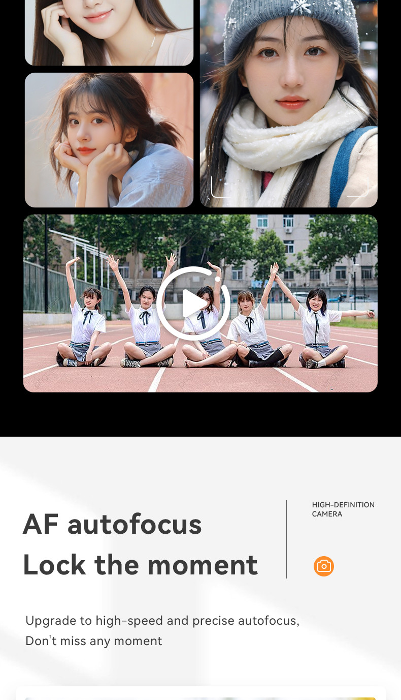 50MP FHD 16x Digital Zoom Camera 4k Video Shooting Camera For Kid Student
