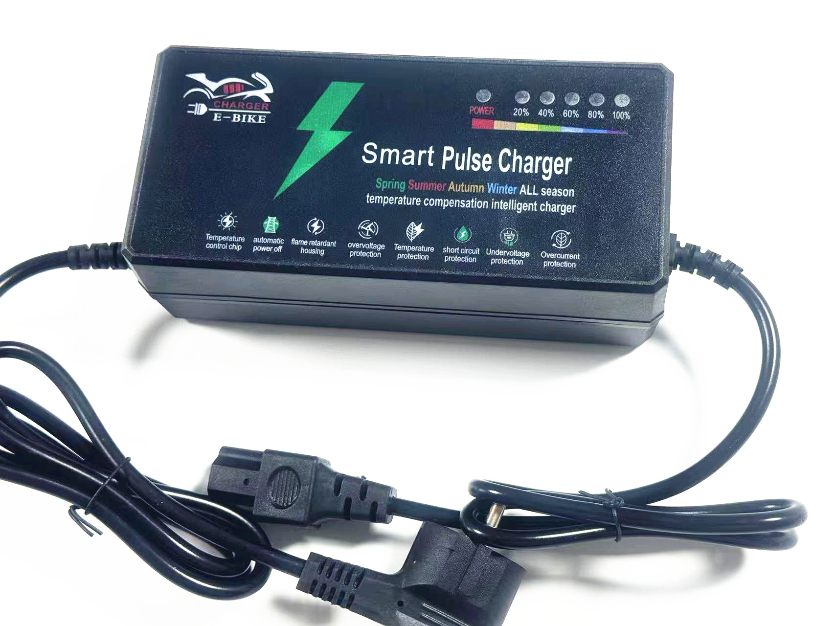 48V12AH 20AH 60V20AH 72V20AH Electric Scooter Battery Charger with Short Circuit Protection and Fast Charging
