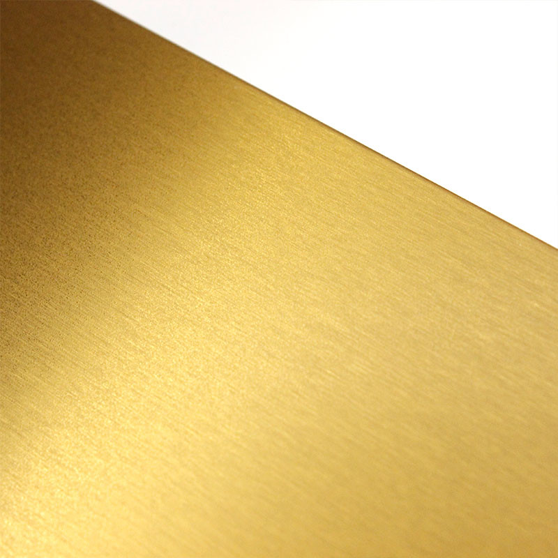 Cold Rolled PVD Stainless Steel Sheet No.4 Finish Decorative Stainless Steel Panel For Interior Wall
