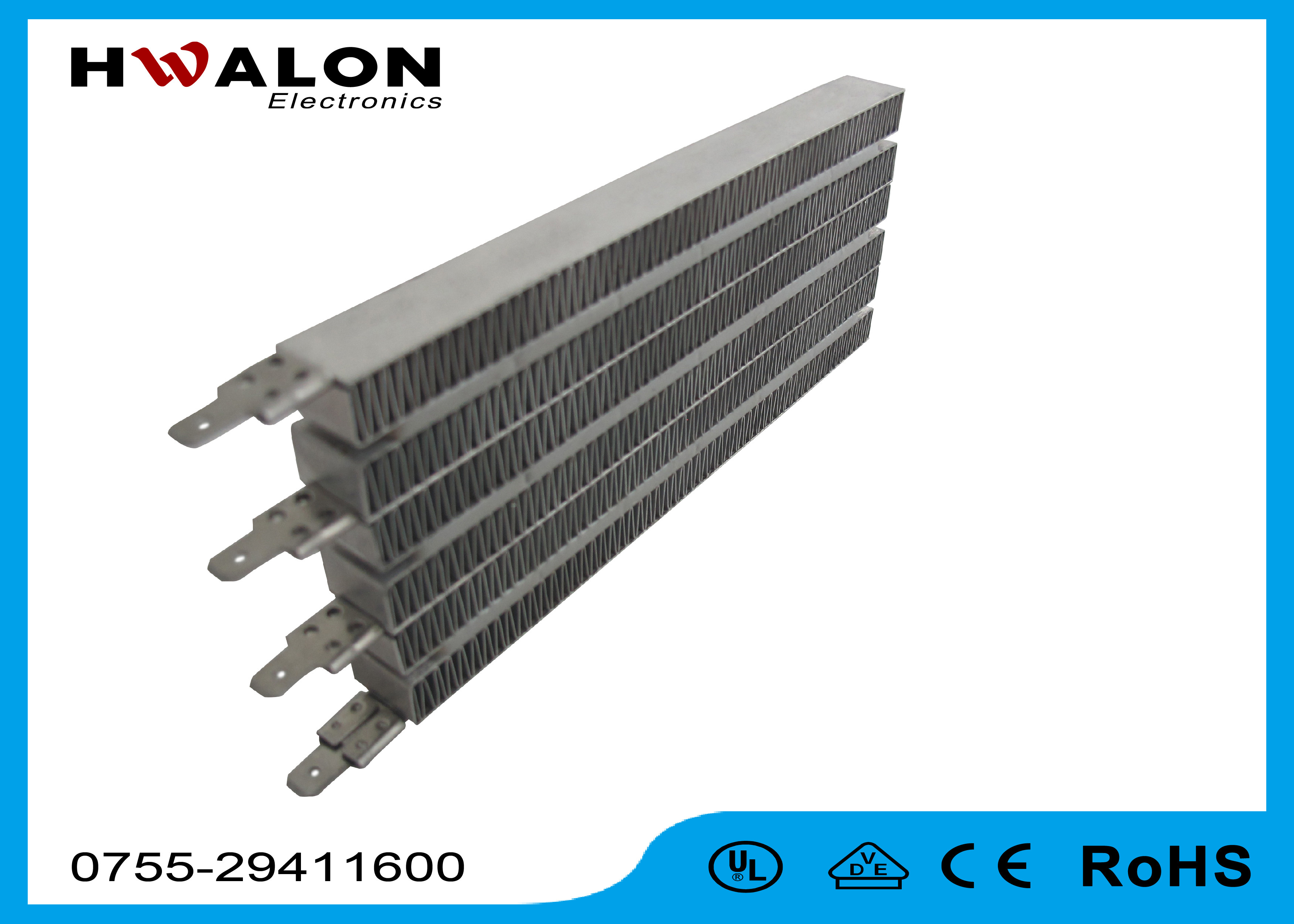 12-380V PTC Electrical Customized Ceramic Heater For Air Fan Heater For Cloths Dryer