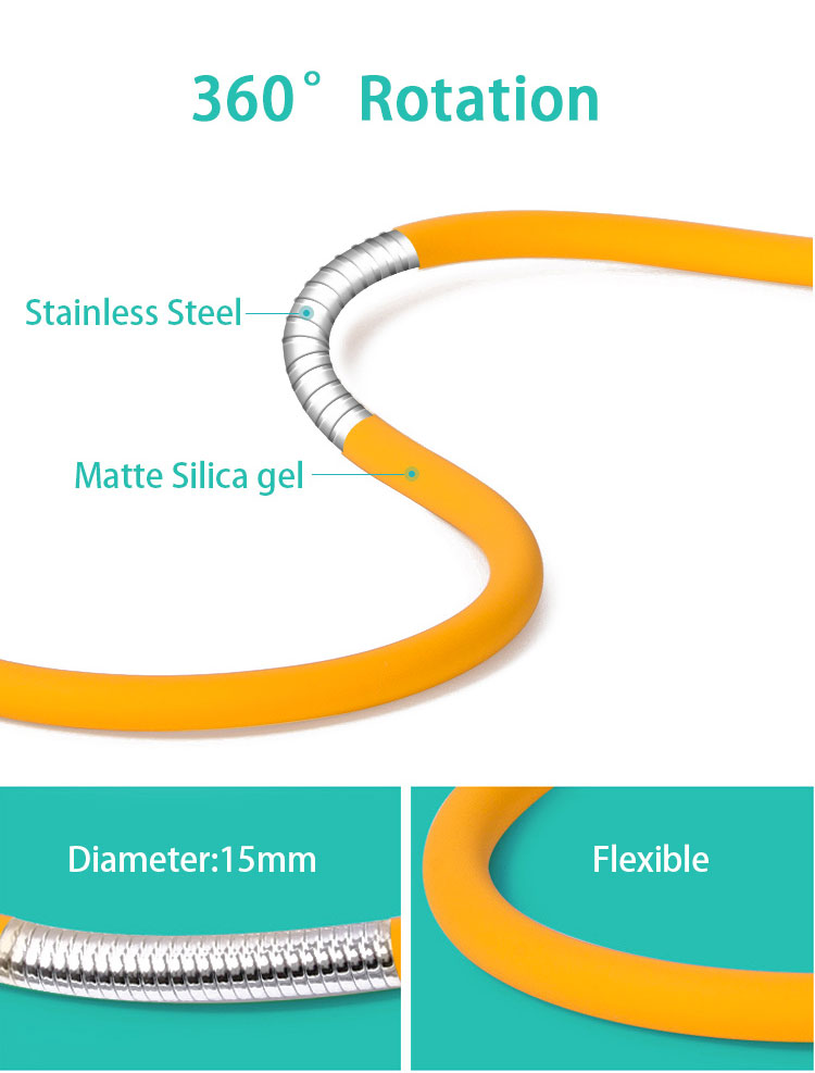 940mm Flexible Gooseneck Pipe Lazy Arm Ipad Holder ABS