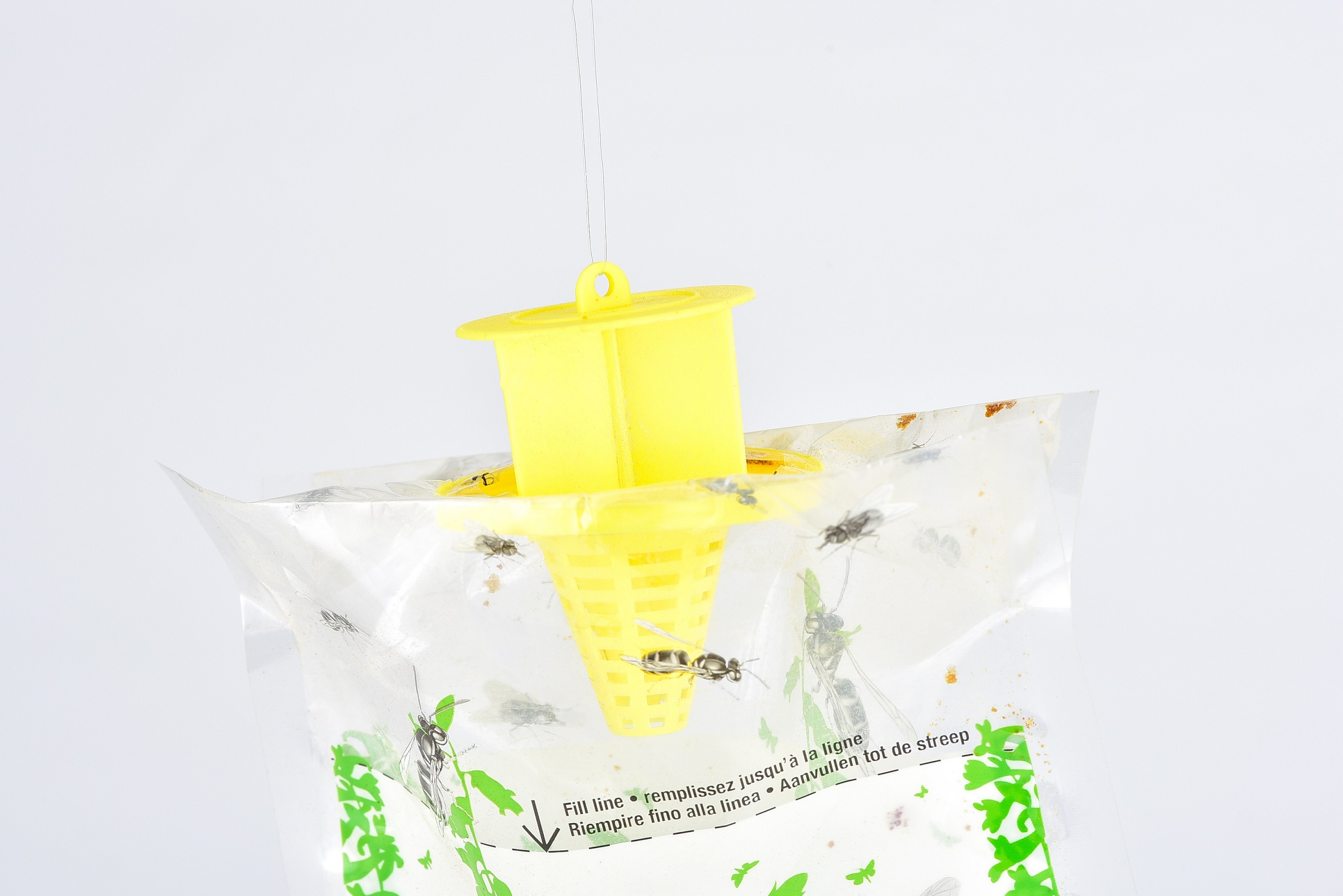 Square Eco Material Mini Fruit Fly Trap Bottle Target Lure Plastic Feature for Indoor