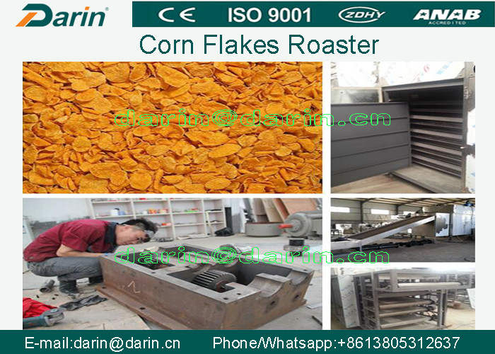 Breakfast Cereal Corn Flakes Processing Line , chocolate chip bread machine