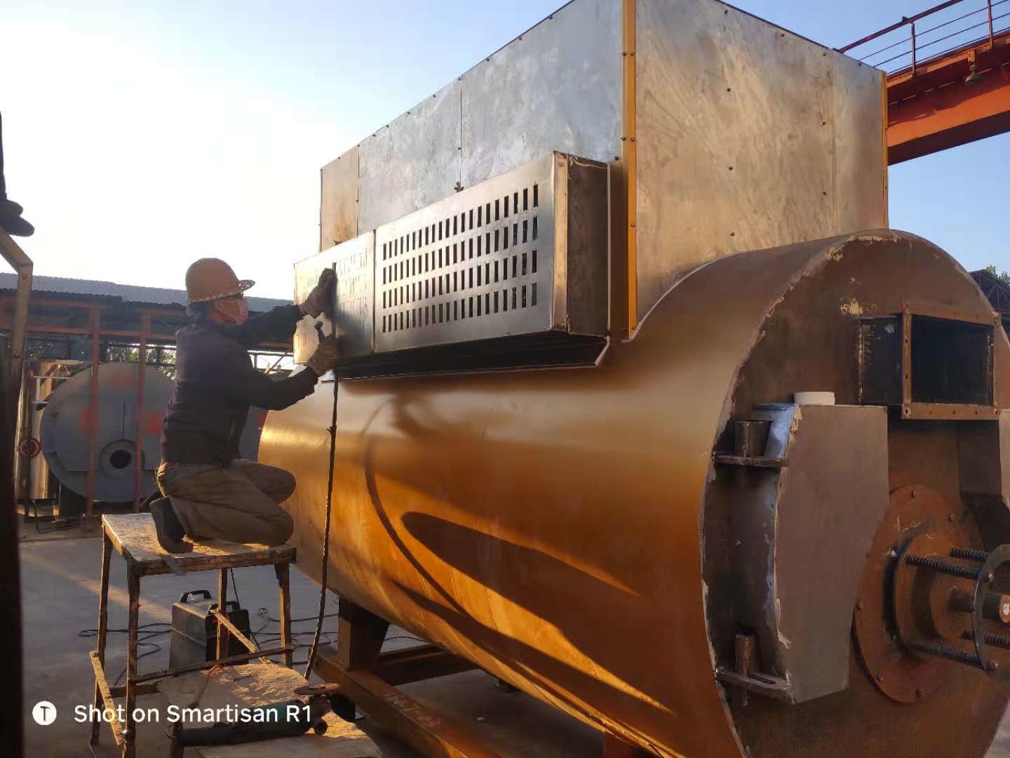 Programmabl Oil Fired Hot Water Boiler Non Pollution Leakage Protection