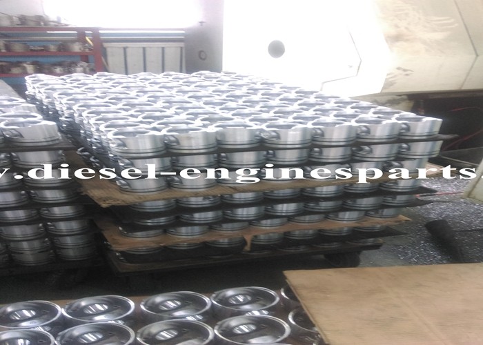 6D105 Forged Steel Pistons Phosphating Bright Color Diesel Engine Parts