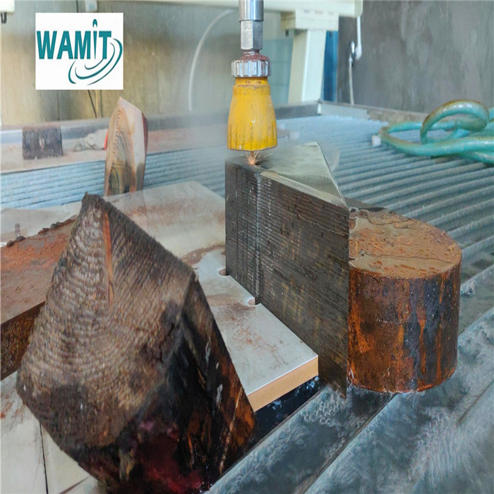 60000psi Direct Drive Pump Sheet Metal Water Jet Cutter 0.1mm Cutting Accuracy