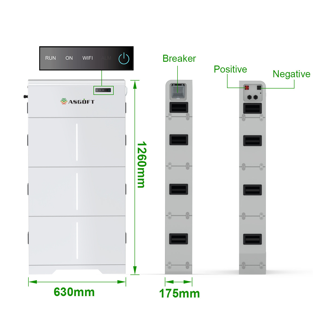High Voltage LiFePO4 Battery Pack 20kwh Energy Storage Lithium Ion Batteries
