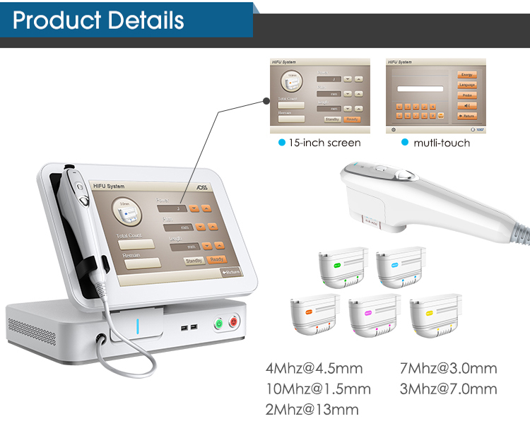 ADSS Skin Rejuvenation Hifu Beauty Machine CE