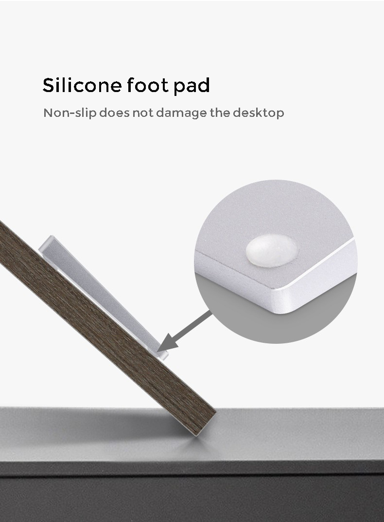 Aluminum Desktop Display Stand Easy To Take Advertising Promotion