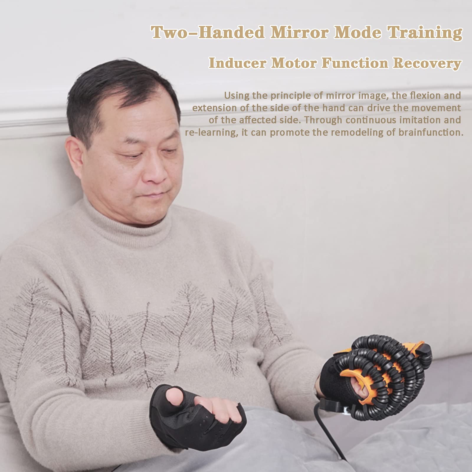 Stroke Rehabilitation Hand Robot Training Finger Rehabilitation Device Splint