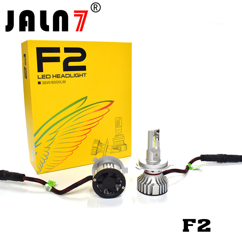 LED Headlight Bulbs JALN7 F2 LED Conversion Kits Extremely Super Bright H1/H4/H7/H11/9005/9006 36W 6000lm