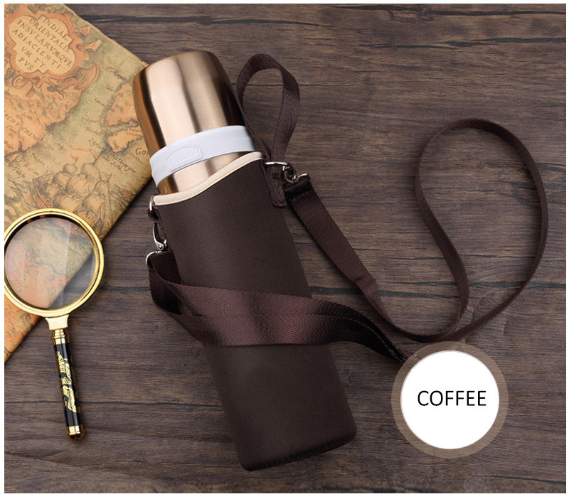 Portable Holder Strap Neoprene Cooler Insulated Bottle Sleeve
