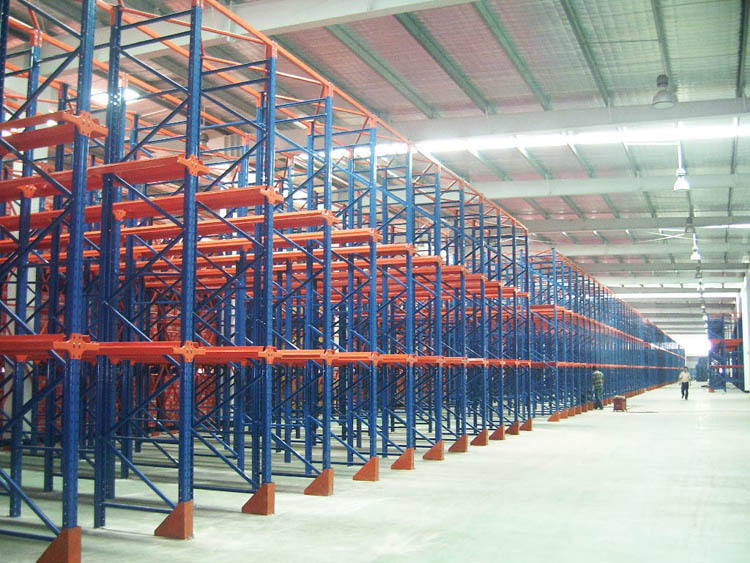 Pallet Racking System Equipment Steel Layer Drive In Heavy Duty Warehouse Rack