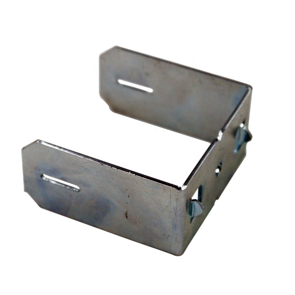 Precision Sheet Metal Fabrication Steel Bending Case Bracket for Customized Wood Frame