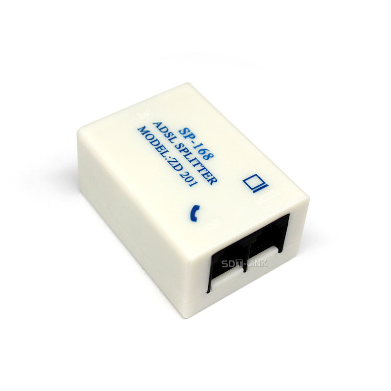 SP-168 ADSL RJ11 RJ45 Telephone Broadband Splitter 60 Watts Average Power 4.4MHz Bandwidth