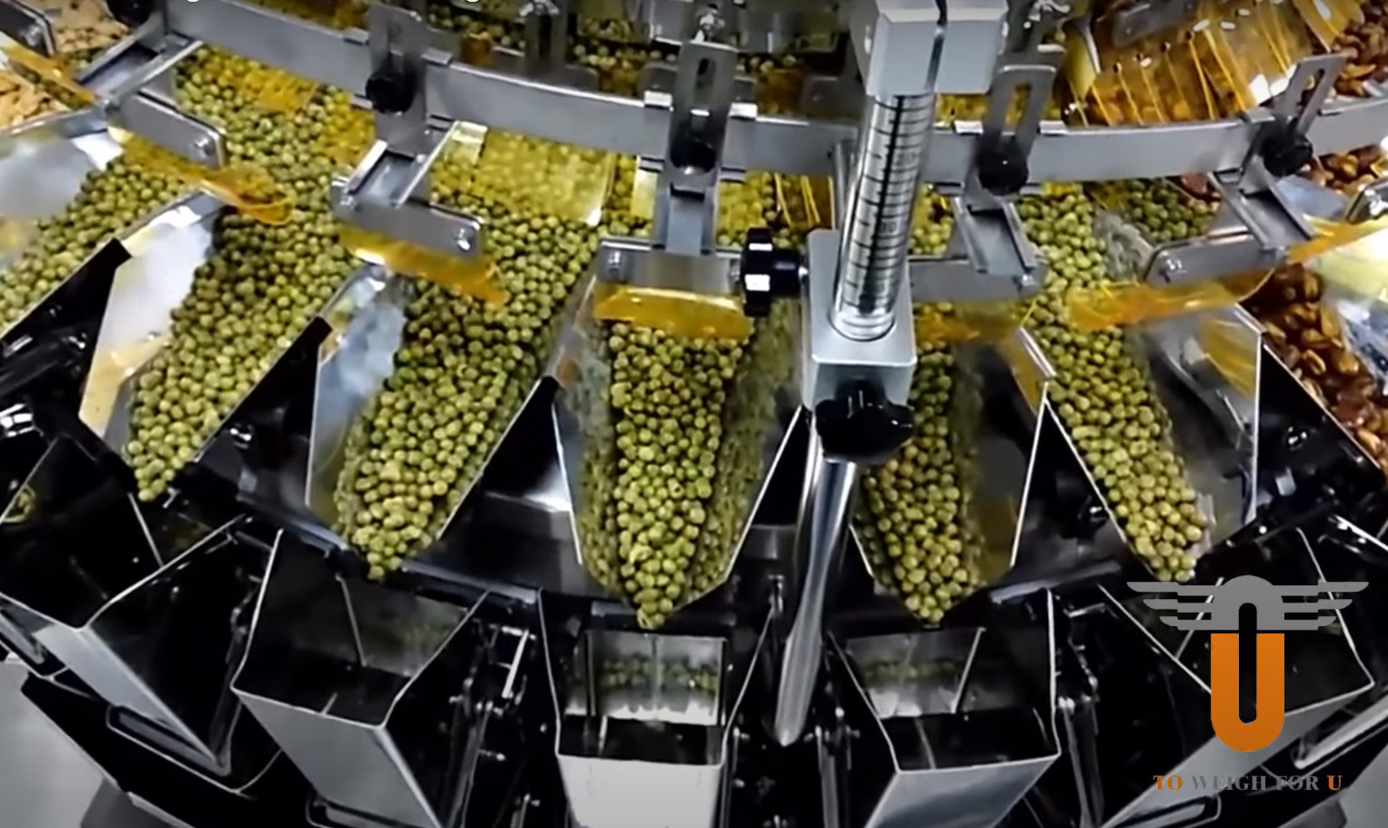 Cashews Blending Multihead Weigher Nuts Sunflower Seeds Dried Fruits Mixture Weighing Machine