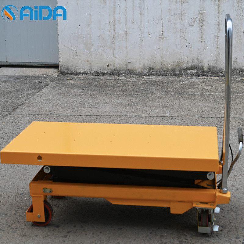 105 Kg Capacity Hydraulic Table Lifter Foot Pedal Lifts To 1300 Mm Height