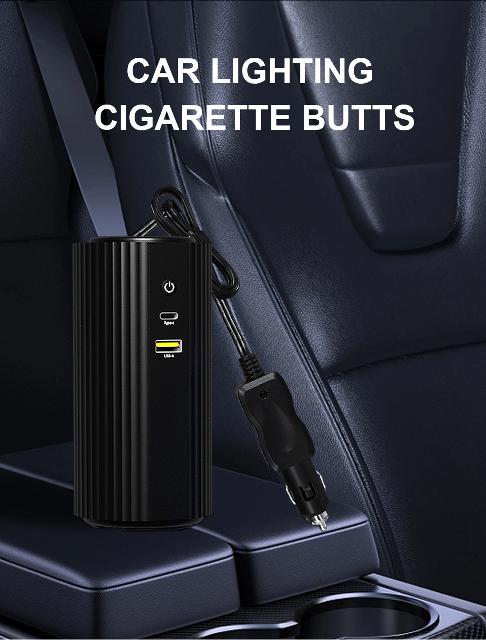 Dc 12V To Ac 220V 150 Watt Car Inverter Car Cigarette Lighter Power Inverter Customized