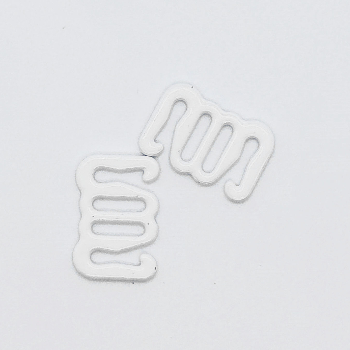 8mm Lingerie Buckle Nylon Coated Bra Strap Clasp Hooks