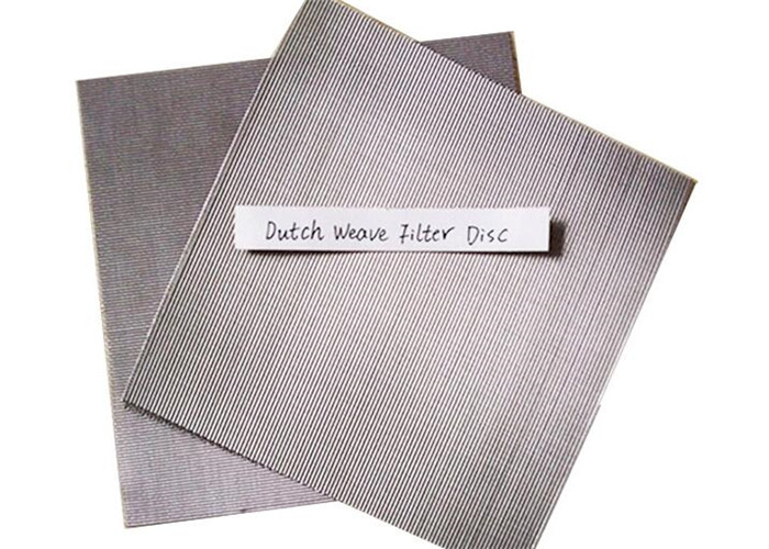 Twilled Dutch Weave 1 Micron Stainless Steel Mesh 1500mm Width Customized
