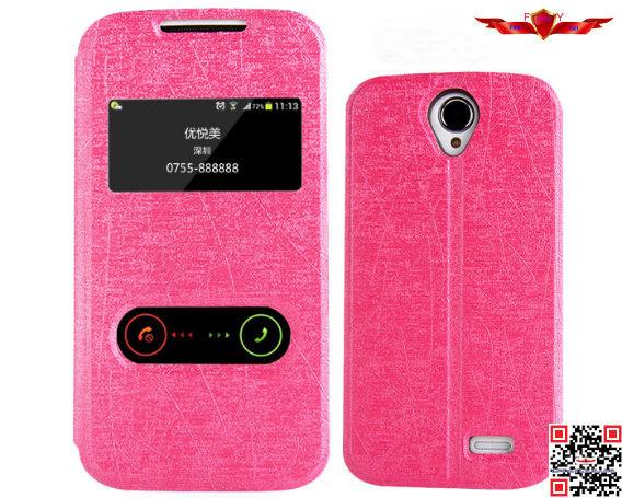 100% Perfect Fit Brand New Colorful PU Flip Leather Cover Case For Lenovo A388T