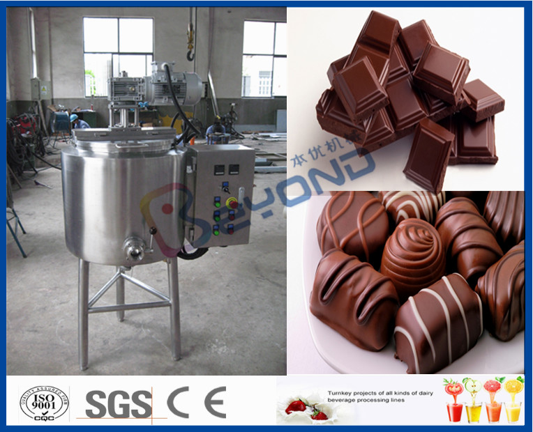 Stainless Steel Mixing Chocolate Melting Tank With Electrical Control Box