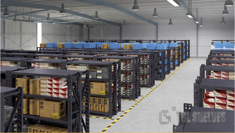 Metal Steel Warehouse Storage Shelving Units Height 2000-6500mm 4500kg Capacity