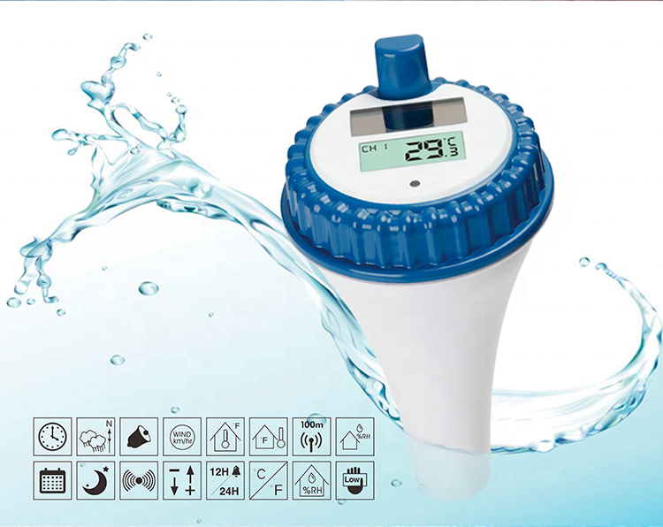 OEM, ODM, OBM Outdoor Swimming Pool Spa Fish Pond Wireless Water Thermometer Accurate Digital Display