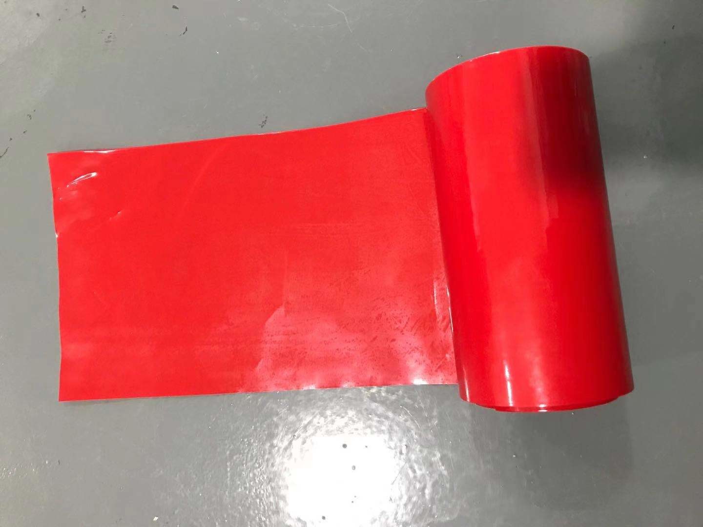Red Color HDPE Release Film HDPE Silicone Coated Release Liner For Foam Tapes