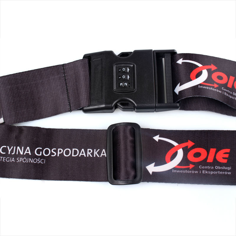 Multi Colors Personalised Luggage Straps With Quick - Release Buckle